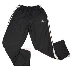 Adidas Track Pants Mens Size Medium Black Athletic Warm Up P59945